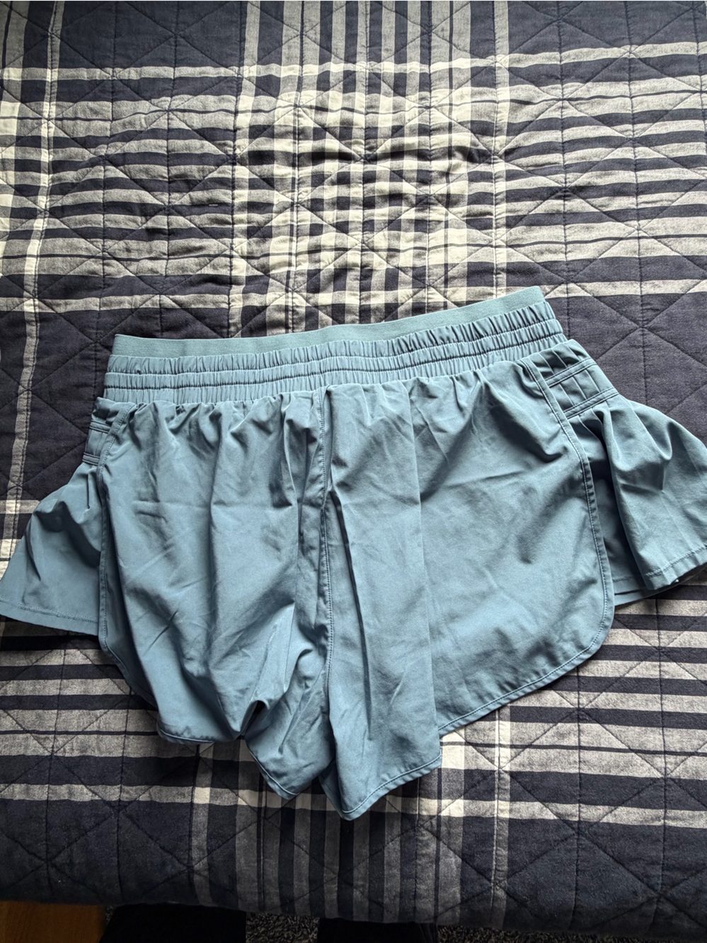 JoyLab women’s Athletic Shorts in Teal Blue